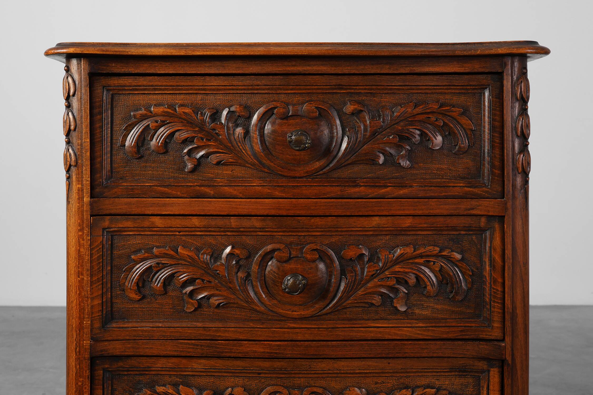 Louis XV Style Oak Chest of Drawers, France