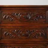Louis XV Style Oak Chest of Drawers, France