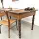 Farm table of 4 metres in solid pine, around 1900.