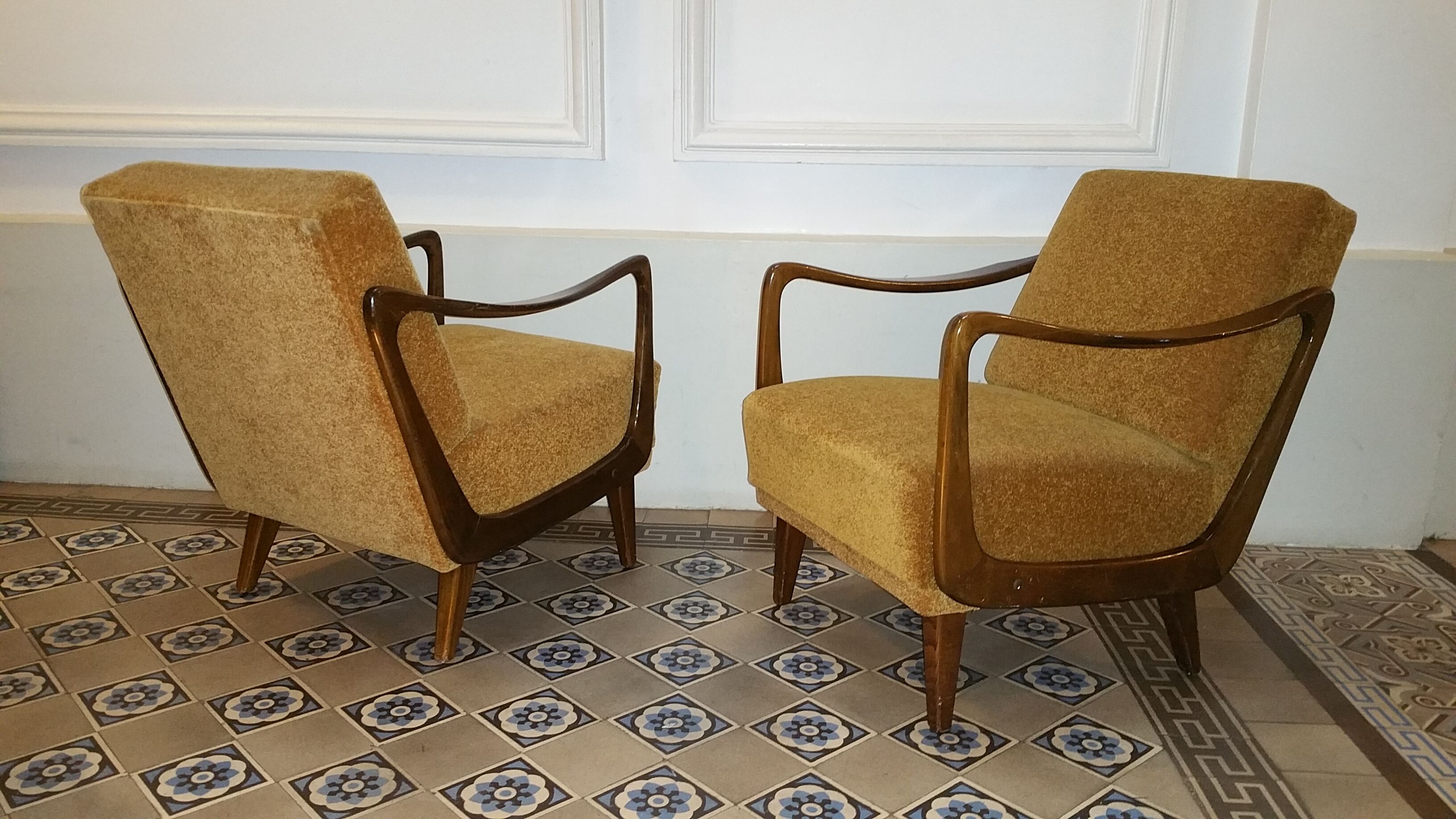 Vintage Scandinavian years 50-60 Boomerang Chair Danish design