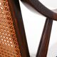 Fauteuil vintage en cannage - Restauré - Assise neuve
