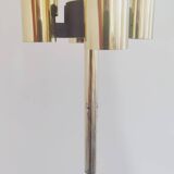 Limburg Glashutte smoked glass and brass hanging