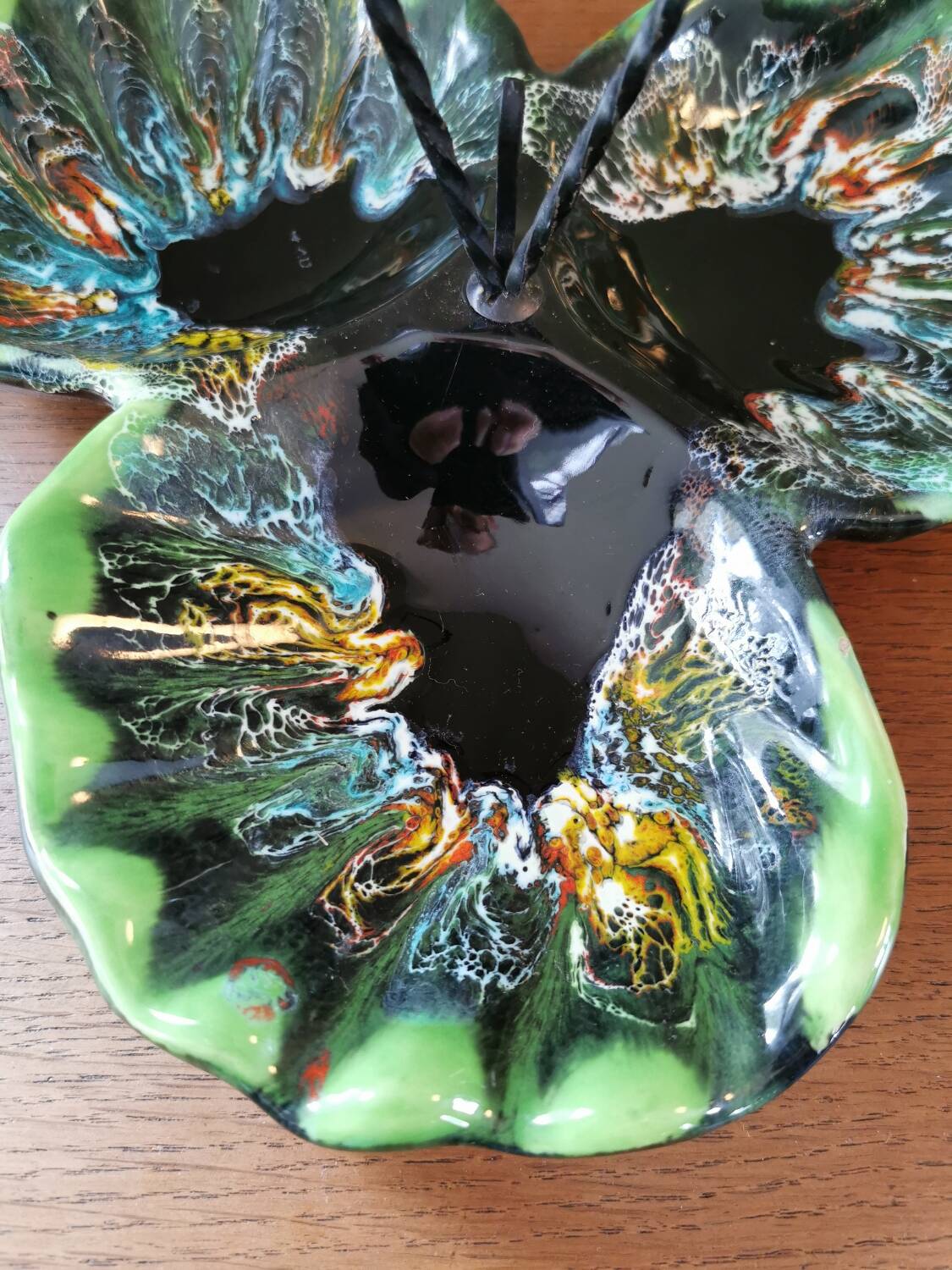 Vallauris vintage compartment dish