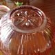 Bonbonnière glass old rose