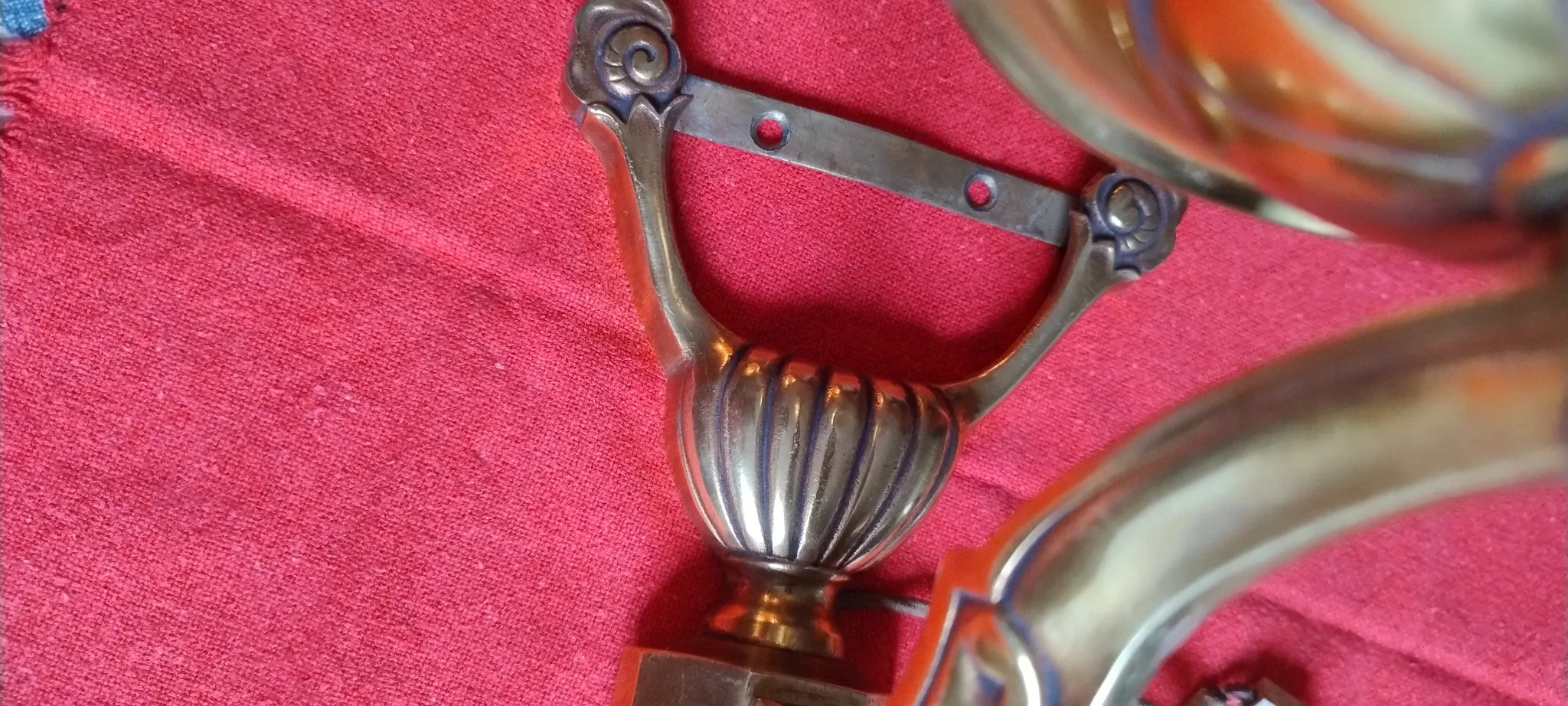 Old gilded wall light