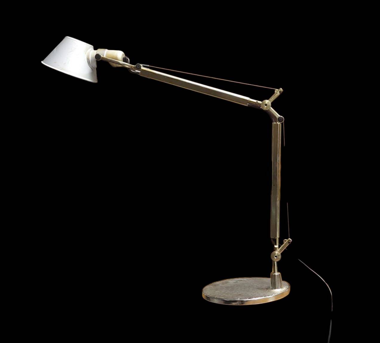 Artemide Tolomeo lampe de table aluminium design vintage modernariato