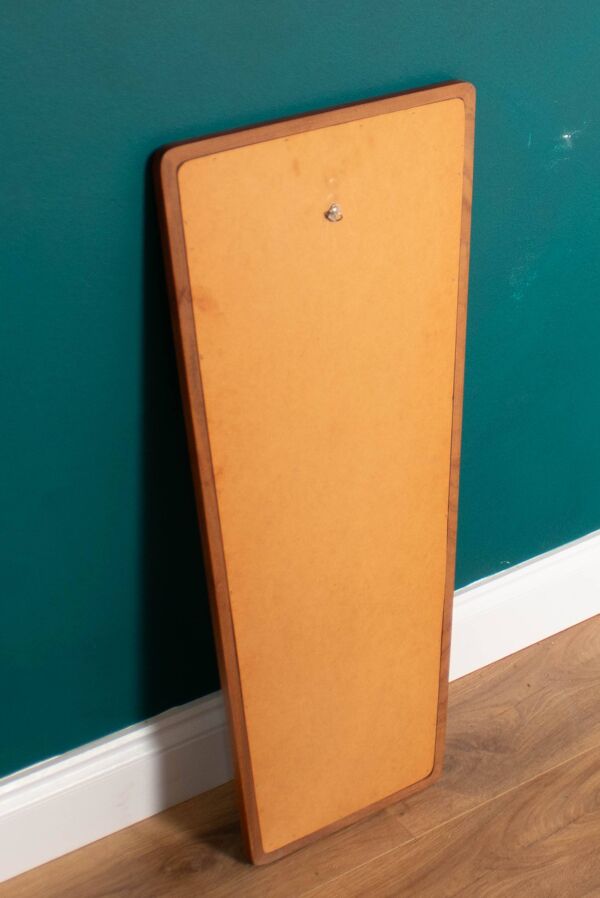 Miroir rétro des années 60 en teck des années 1960