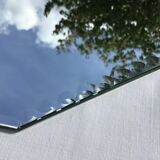 Octagonal bevelled mirror 1930 - 33x60cm