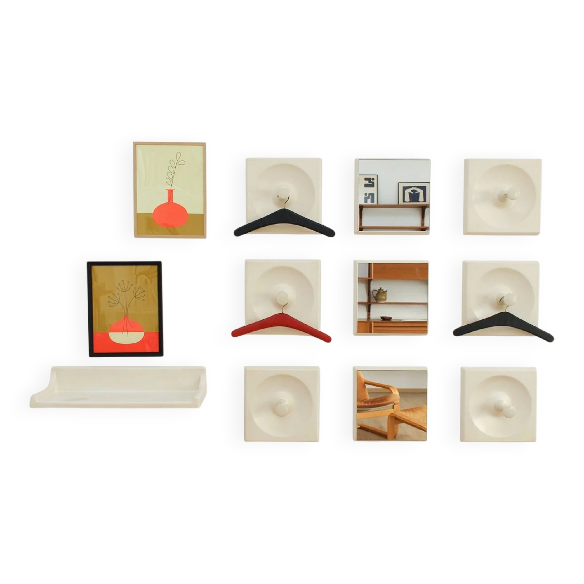 Quadro wardrobe set by Schönbuch
