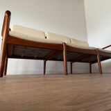 Scandinavian banquette in the style of Sven Ellekaer Eriksen from the 1960s.
