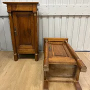 Pair of Empire style bedside tables