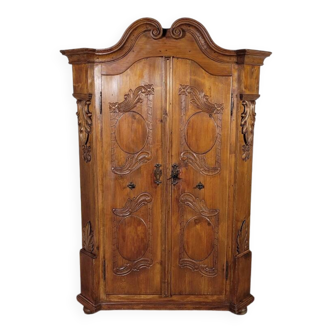 Petite armoire alsacienne en sapin XVIIIe siècle