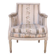 Louis XVI Shepherdess, 19th century copy, upholstered, beautiful antique chiseled