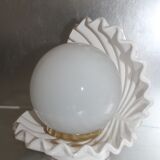 Vintage shell lamp 1980