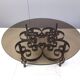 Brutalist Wrought iron coffee table 1970s
