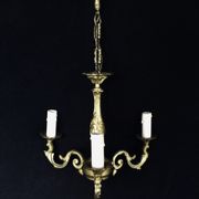 Bronze chandelier 3 lights
