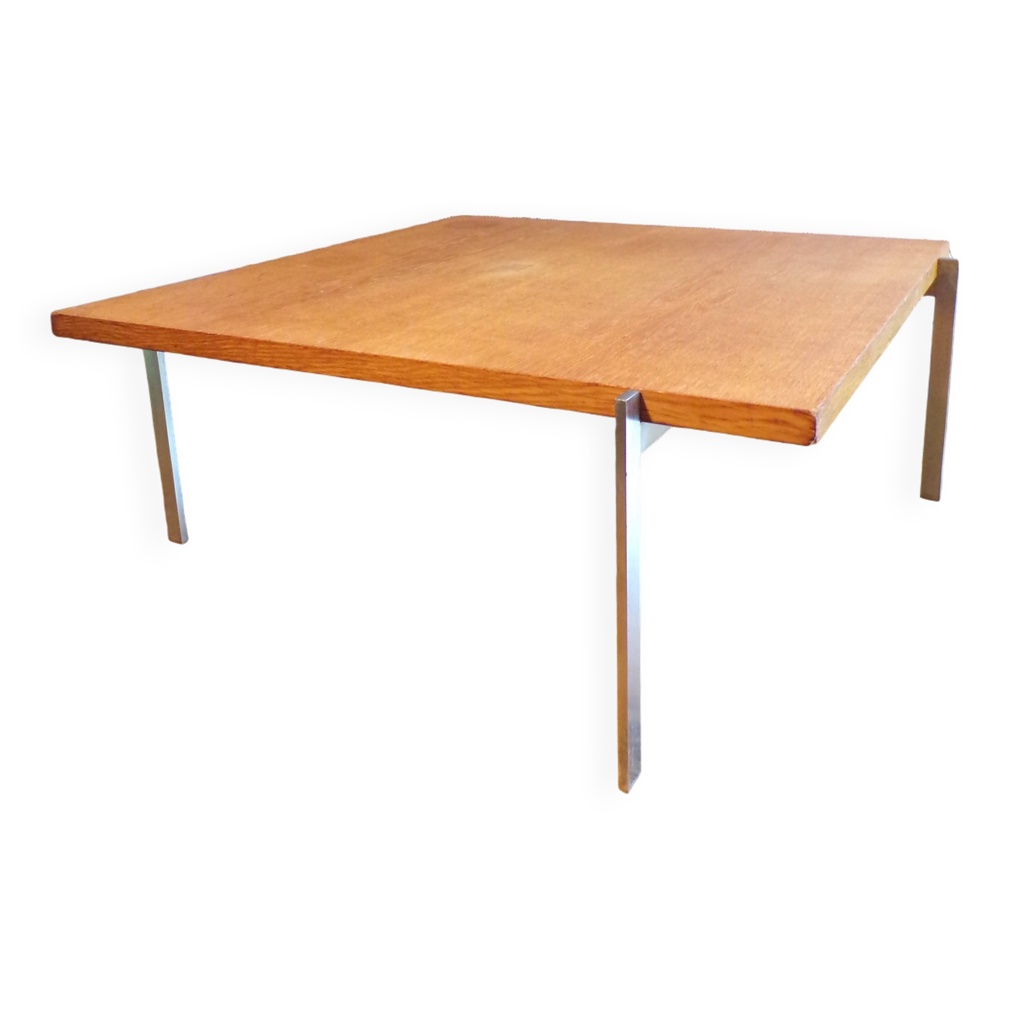 PK61 coffee table with ash top by Poul Kjaerholm for E.Kold Christensen