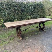 Large antique table in Spanish Baroque style