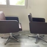 Paire de fauteuils de coiffeur
