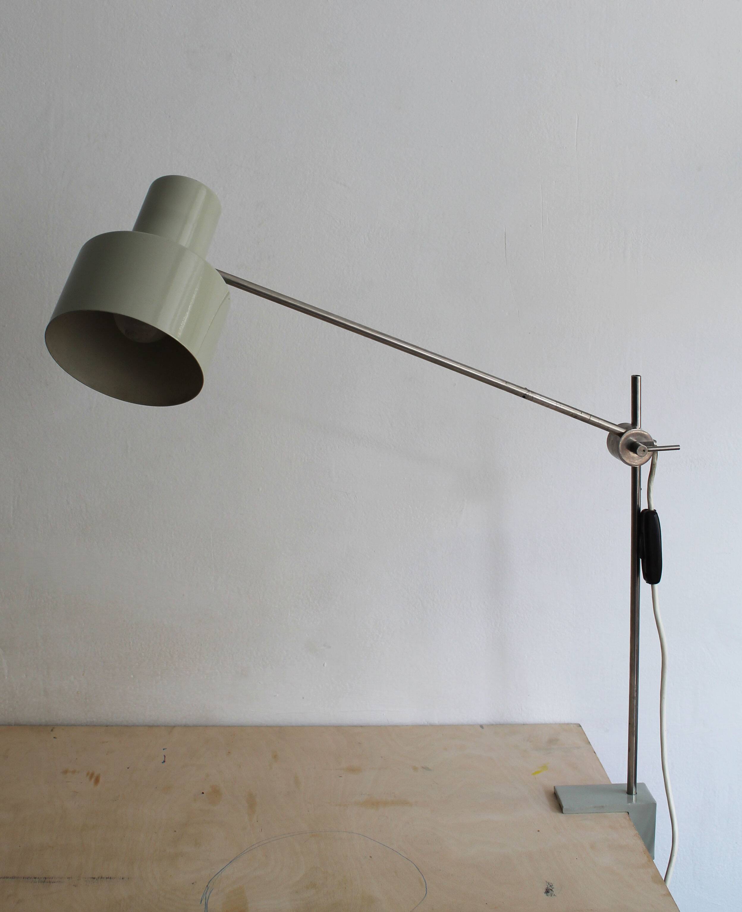 1960s Desk / Wall Lamp by Jan Suchan