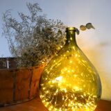 15-litre green demijohn