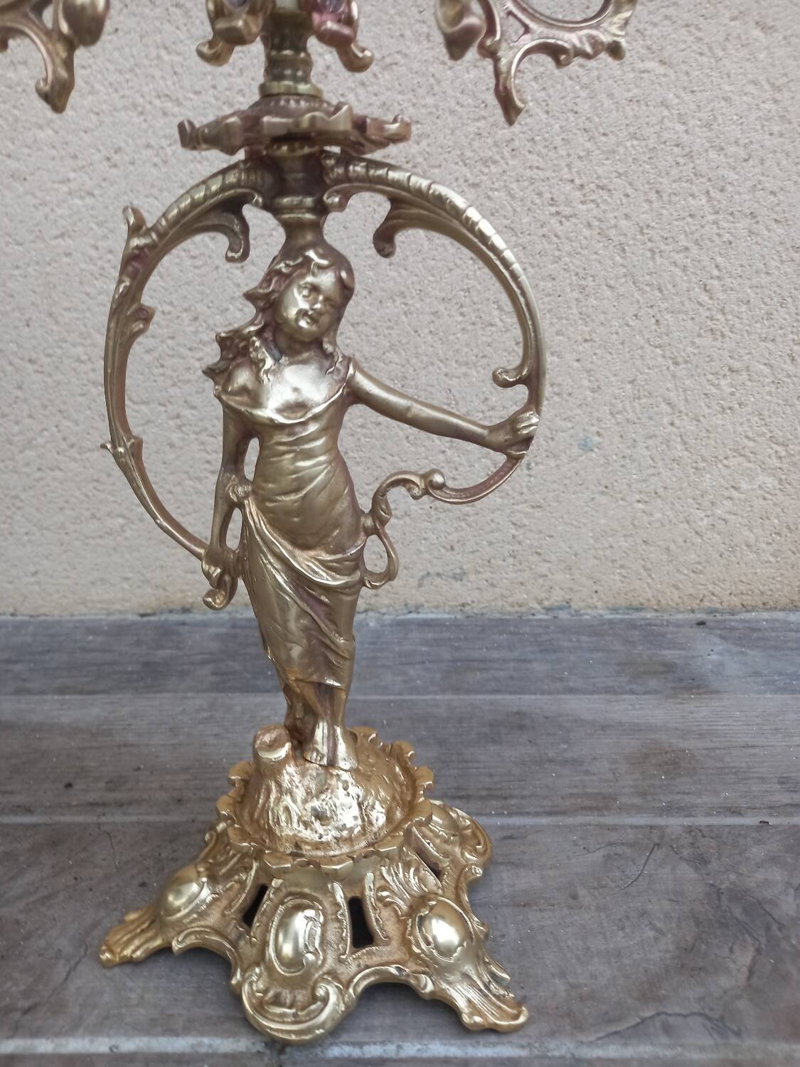 Bronze candelabra