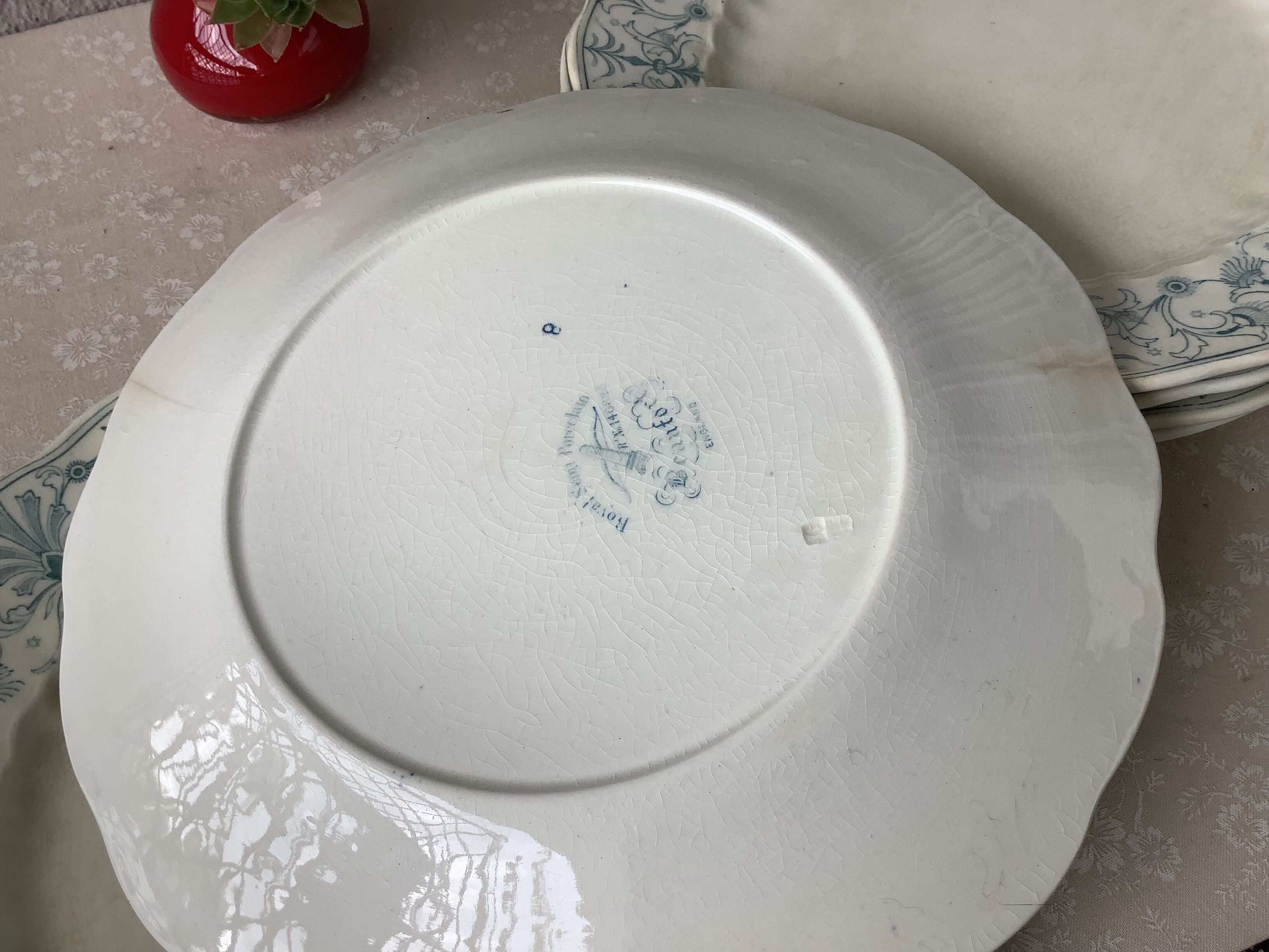 Ridgways 19th century English ironstone plates