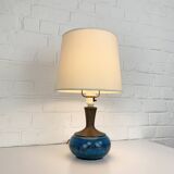 Scandinavian ceramic table lamp, Nils Kähler for HAK, Denmark, 1960s