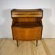 Danish teak cabinet with drawers and pull-out secretary desk – 1960