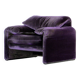 Mid century velvet lounge chair Maralunga by Vigo Magistretti for Cassina - Italy, 1970s