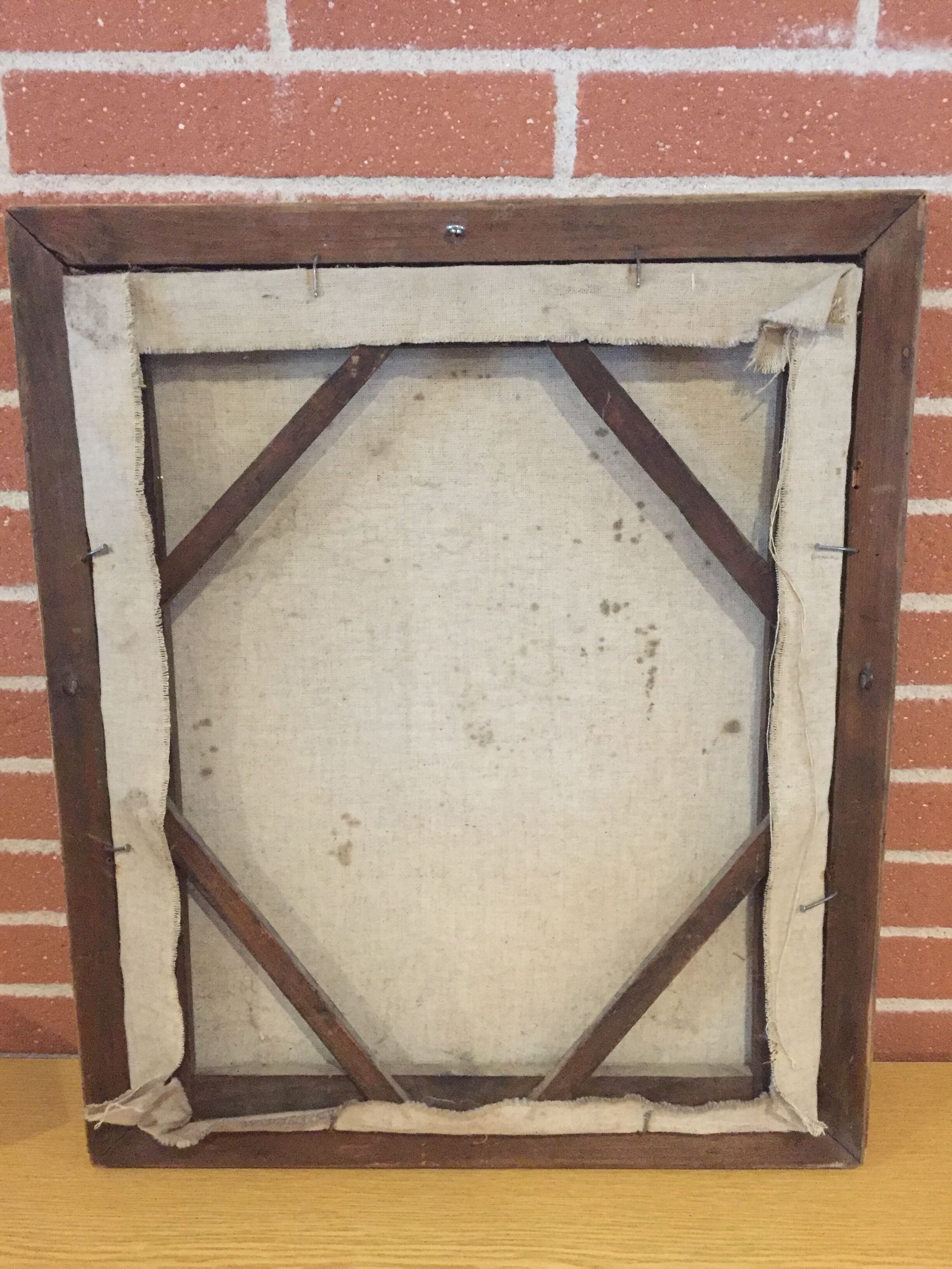 Oil on canvas, portrait of a woman