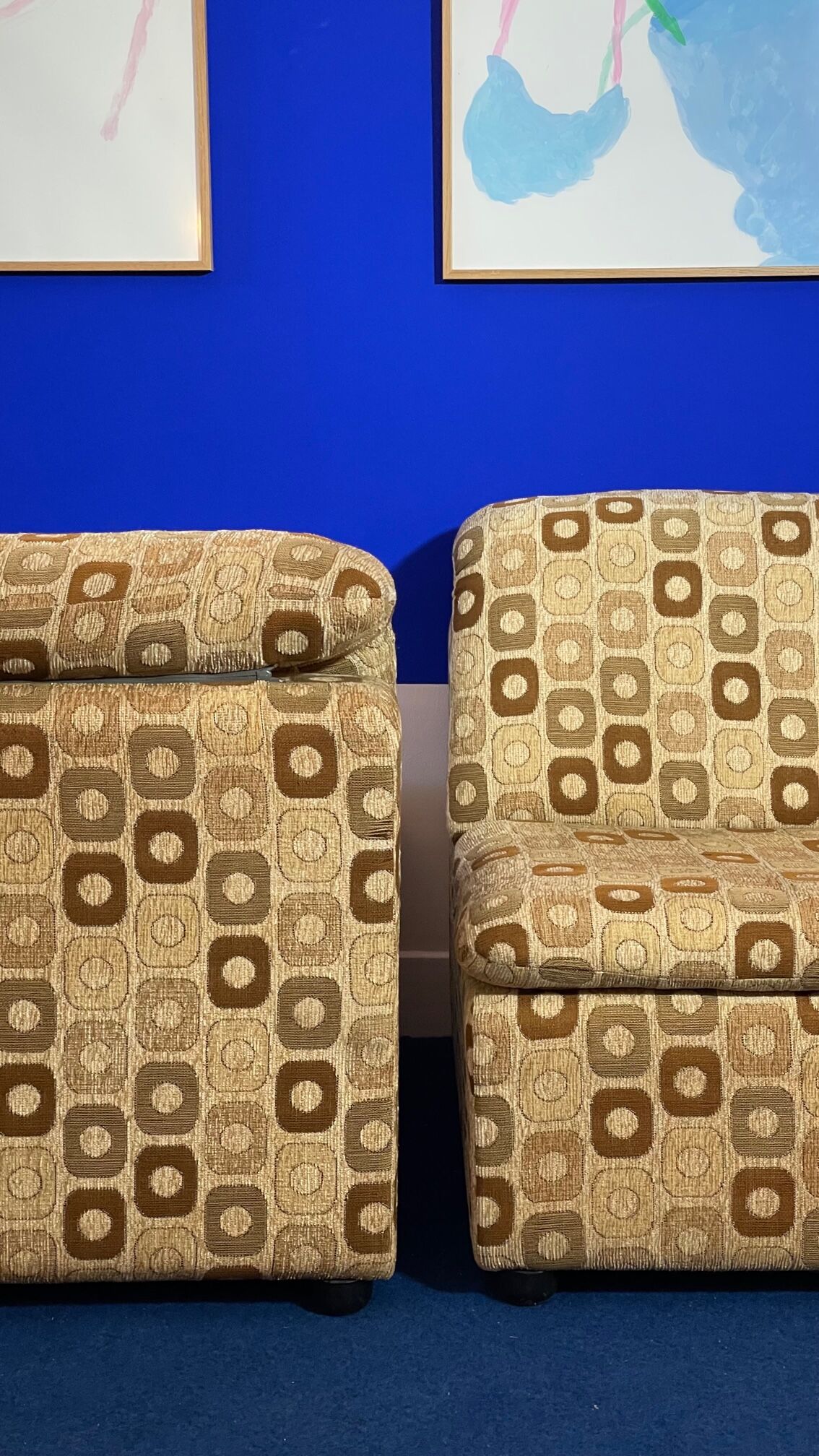 Modular sofa 2 heaters 70s