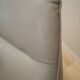 Leather swivel armchair, Italian design, 1990s, manufacture: Natuzzi
