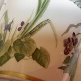 Large porcelain bird and flower vase