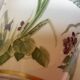 Large porcelain bird and flower vase