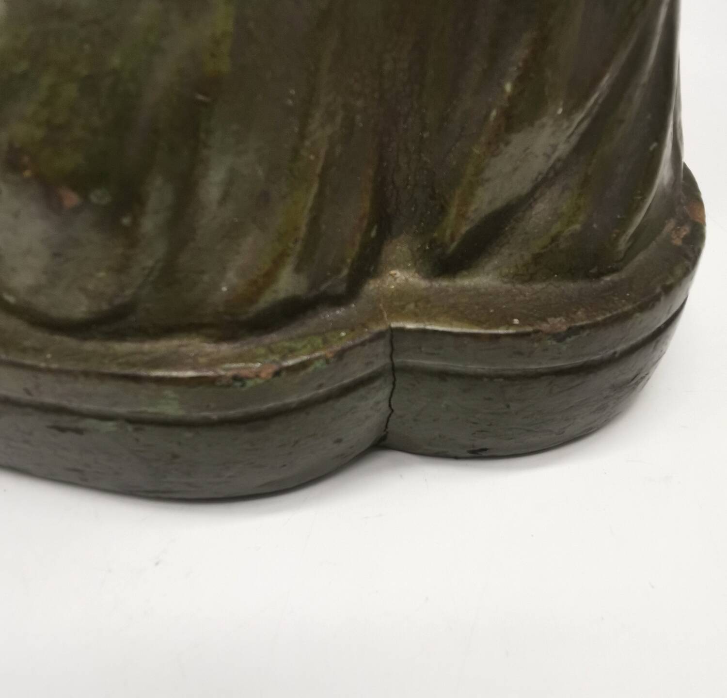 Old sculpture statue bust terracotta maternity mother child art deco 1930