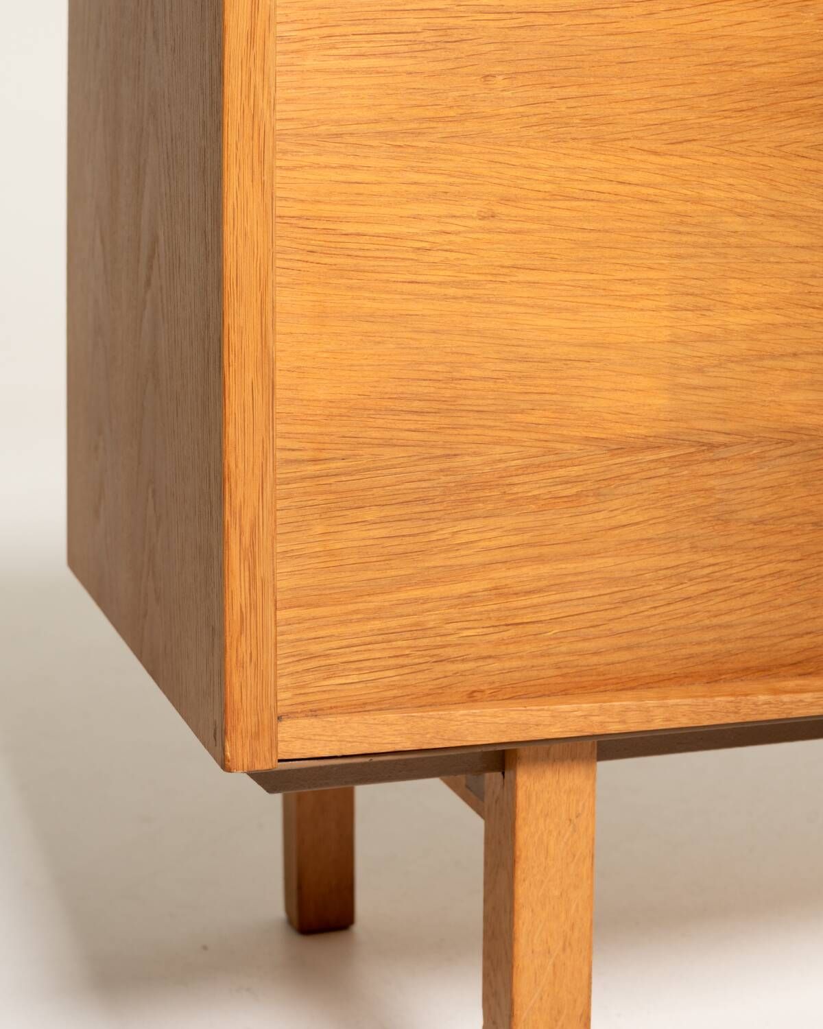 Kinnarps Oak Tambour Document Cabinet, Sweden