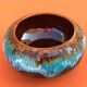 1960s Candy dish / Jewelry box Glazed ceramic