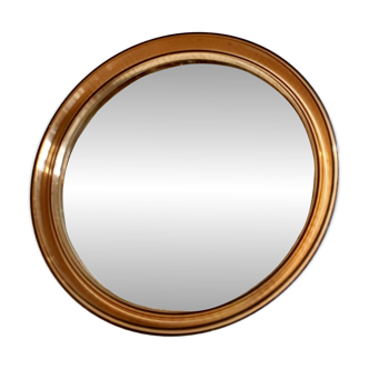 Round 40cm plexiglass mirror Gilac 1970