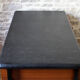 Desk 60s in metal wood and imitation leather