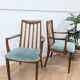 4 chaises et 2 fauteuils Gplan vintage en teck