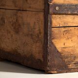 Old washed wooden trunk (c.1900)