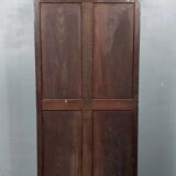 Provençal Louis XV style bookcase in solid stained wood circa 1930