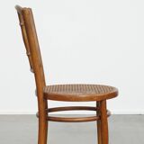 Vintage Bistro Chair with Woven Seat