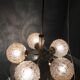 Lustre Sputnik Richard Essig – Verre à bulles en laiton des années 1960