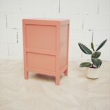Pink vintage Faham bedside table