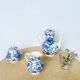 Paradiso Villeroy Boch teapot, sugar bowl and milk jar