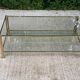 Bronze coffee table signed J.T. Lepelletier for Broncz 1960 111cm