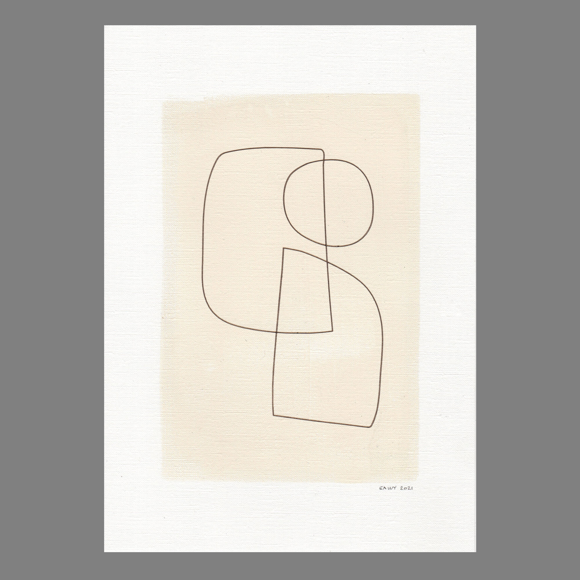 Painting and illustration on paper • T515 • signed Eawy