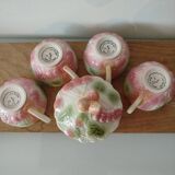 Salins les Bains slip set: cup and sugar bowl